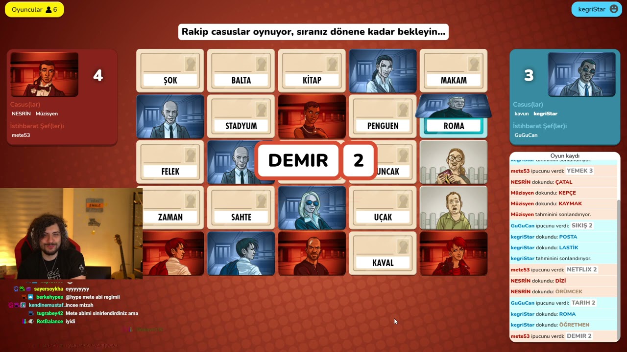 Hype || Kegri Ekiple Codenames Oynuyor! w/Kendine Müzisyen #2 [ 14.05.2021 ]