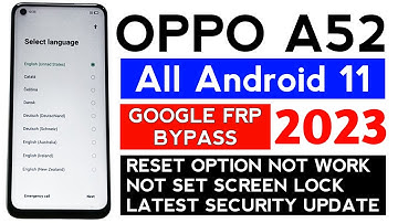 Oppo A52 (CPH2061) Android 11 Google Frp unlock [WITHOUT PC] Fixed Clone Phone solution.