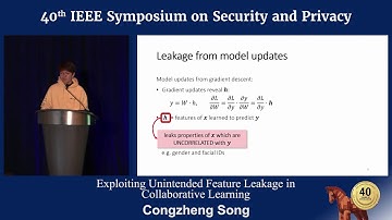 Exploiting Unintended Feature leakage in Collaborative Learning   Congzheng Song