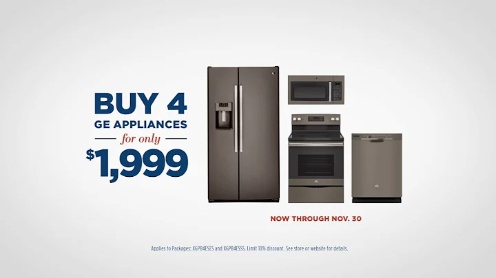 GE Appliances Black Friday Savings Event | Buy 4 GE Appliances for only $1,999 | GE Appliances