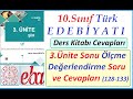 10 Sınıf Dil Ve Anlatım Kitabı Cevapları