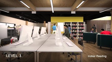 Library at The Dock fly through | City of Melbourne