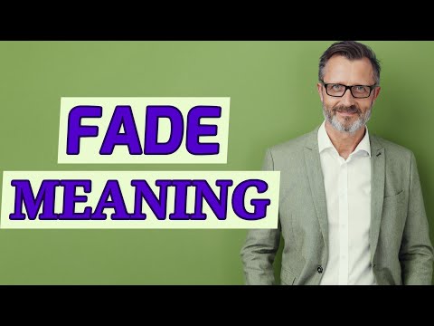 Βίντεο: Τι είναι το μοντέλο fade;