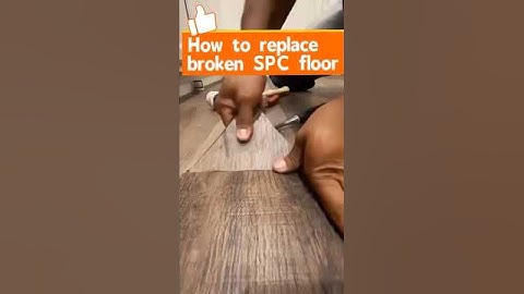 How to replace broken spc flooring? #howto #replace #spcflooring