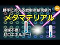 【メタマテリアル構造体】小さな構造体が勝手に温度を下げる仕組み