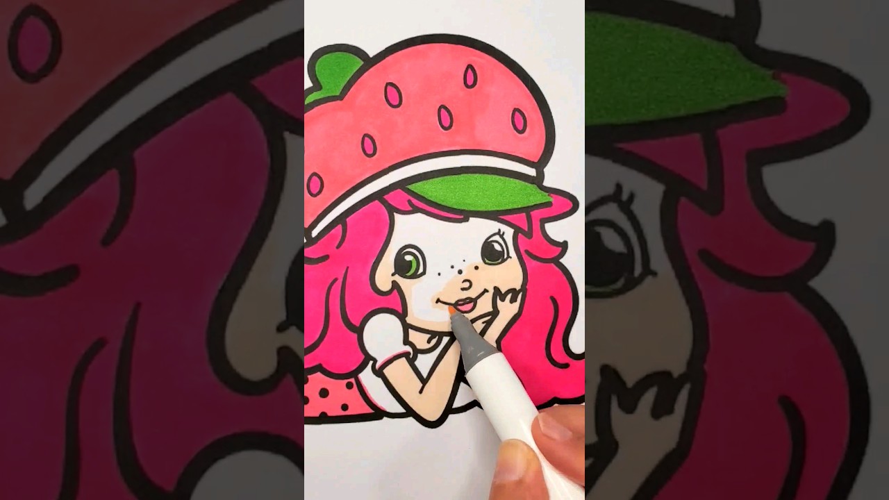 🍓STRAWBERRY SHORTCAKE Coloring Page 