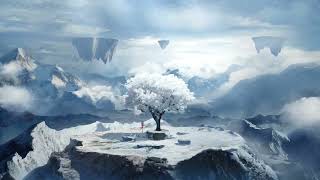 White Tree In Mountains With Trishul Wallpaper Engine screenshot 1