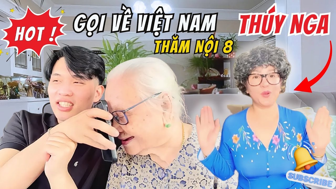 [338] THÚY NGA Nghệ Sĩ Hài l Gọi Hỏi Thăm Nội 8 Từ Mỹ!