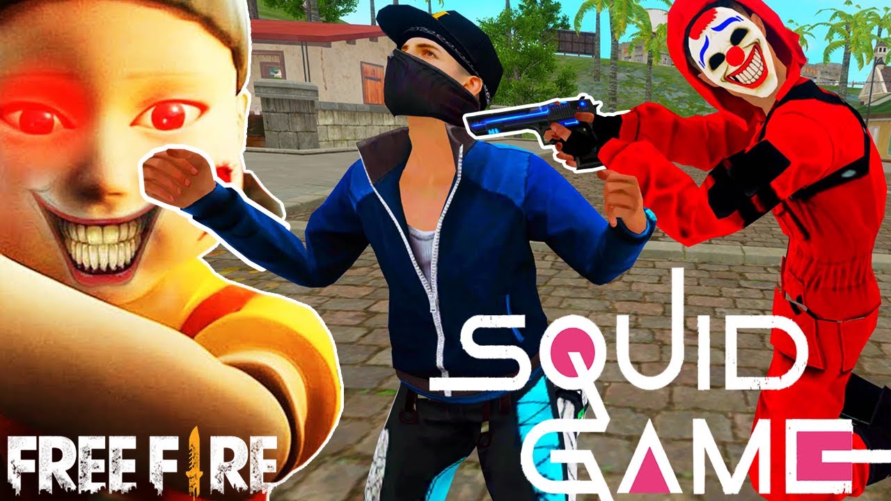 Squid Game freefire 3D Animation ❤️ لعبة الحبار فري فاير فيلم كامل