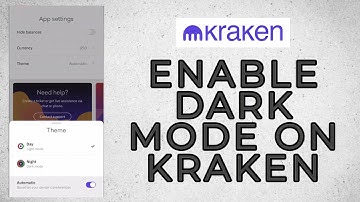 How to Enable Dark mode on Kraken App (2022)