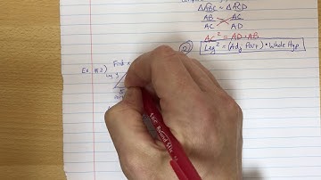 Geometry Notes 8-1 Geometric Mean Part 2