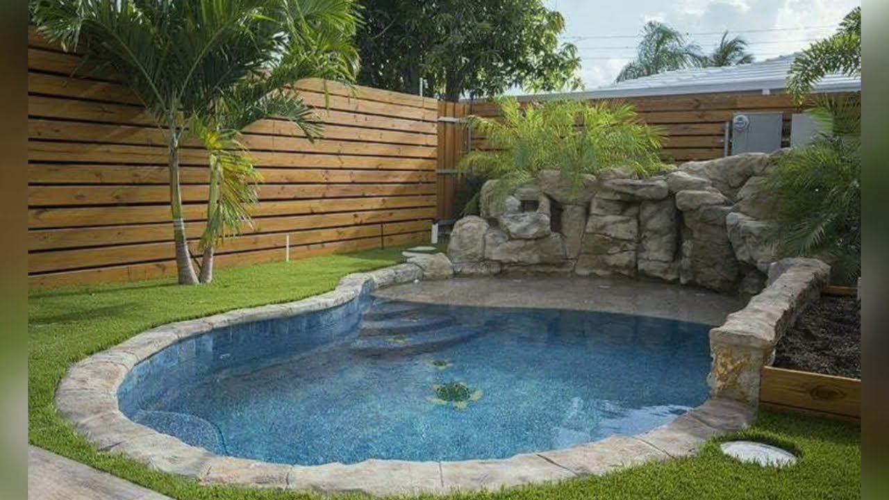 45 ? Ideas de piscinas pequeñas para casas con poco espacio - YouTube