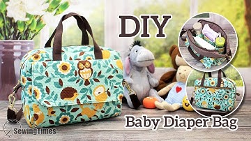 DIY Baby Diaper Bag | Making Multi Poket Travel Bag [sewingtimes]