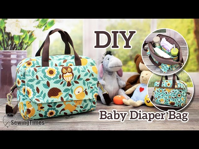 DIY Baby Diaper Bag  Making Multi Poket Travel Bag [sewingtimes] 