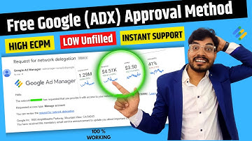 How to Get Free Google Ad Manager Approval | Google ADX Approval Free Mai Kaise Le #adxapproval #adx