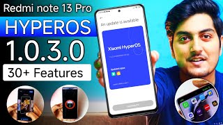 30+ Features HyperOs 1.0.3.0 (Android 14) Update For Redmi note 13 Pro 5G | Ai Is Here 🔥🔥
