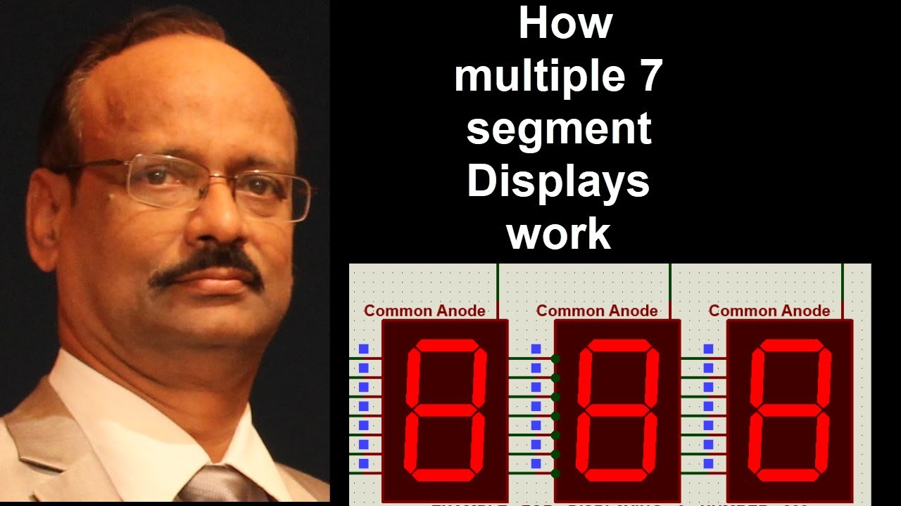7 Segment  display - multiple units - Practical Electronics