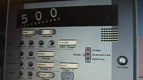 The 500 Synthesizer (version 2) by Peter Smith