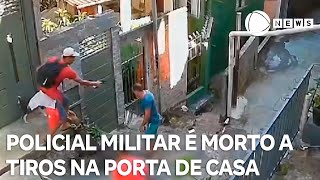 Policial Militar É Morto A Tiros Na Porta De Casa