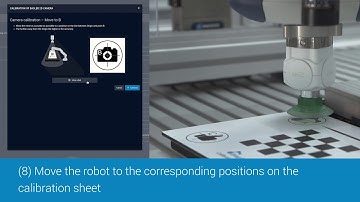 drag&bot - Smart Computer Vision with robots:Intrinsic & Extrinsic Camera Calibration for 2D cameras