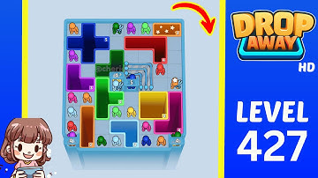 Drop Away Level 427 Solution Walkthrough