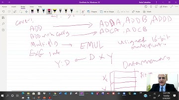 March 30, 2021 - Flipped Class 1, HCS12 Assembly to solve a formula with Multiply, ADD with Carry