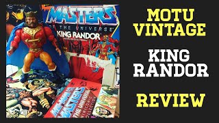MOTU VINTAGE KING RANDOR REVIEW - The King of Eternia Made of Evil Warrior Parts