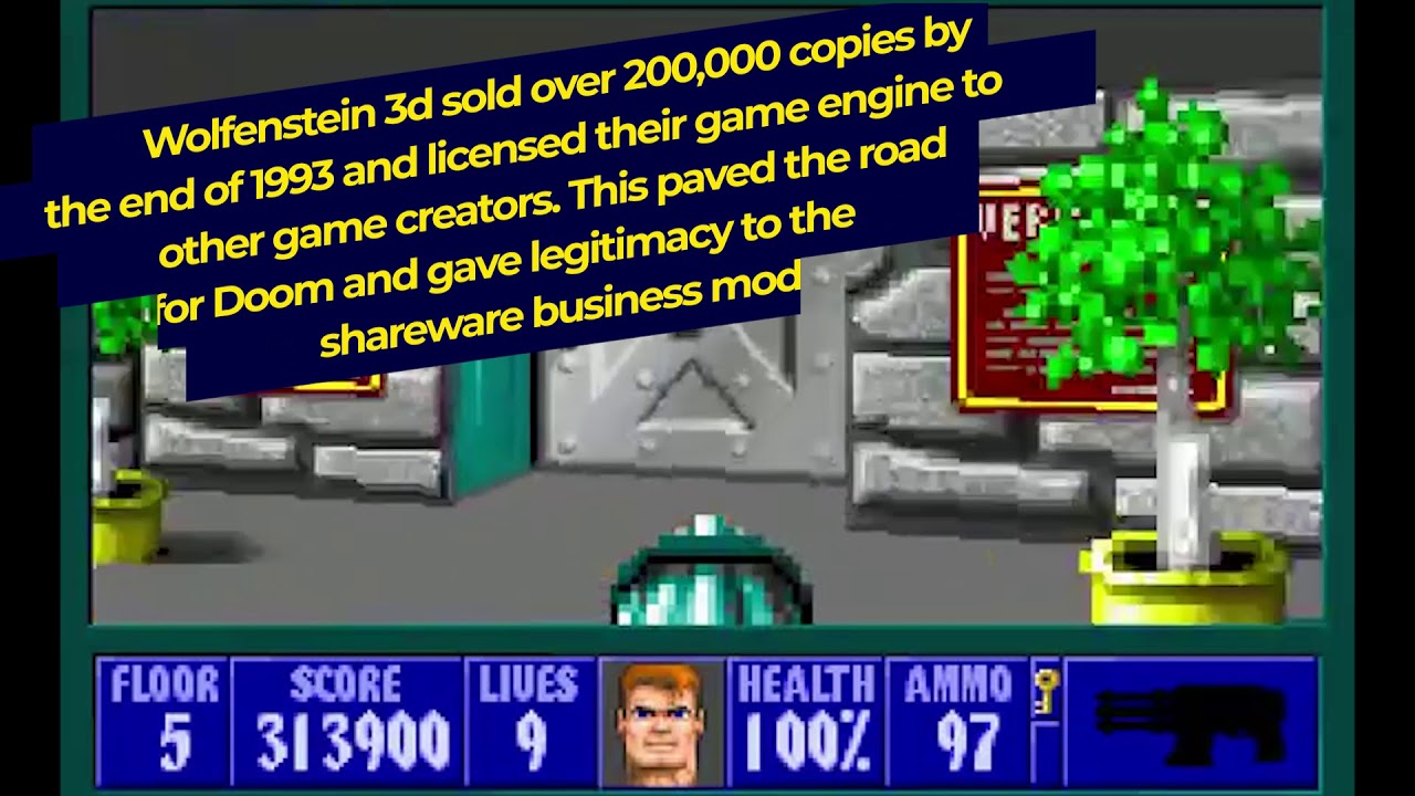 Wolfenstein 3d by id Software (1992) for MS-DOS