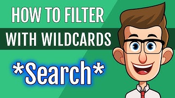 Filter Data with the Excel FILTER Function and Wildcards | Excel Tutorial