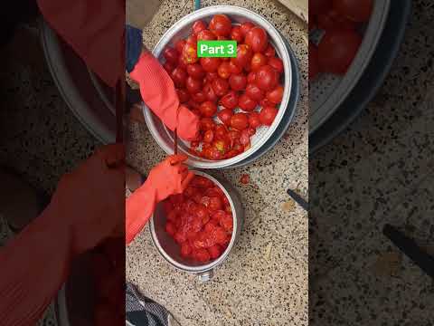 یکی بیاد کمک انگار قرار نیست خرد کردن گوجه ها تموم بشه