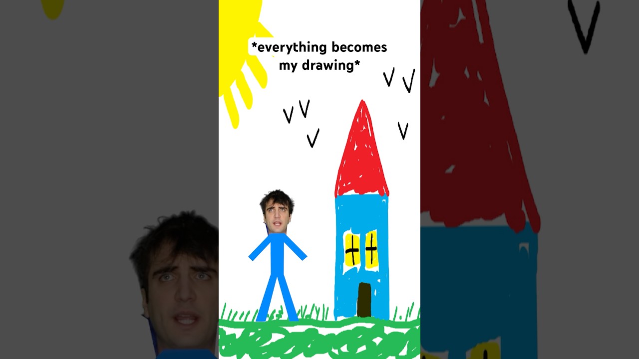When You Draw The Sun In The Corner 🤣 #shorts #relatable