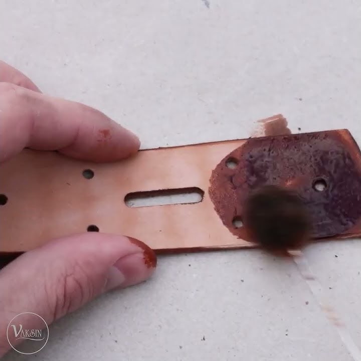 Handmade Leather Belt In 1 Minute ASMR #shorts