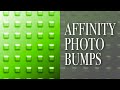 Affinity photo  create texture bumps  how to tutorial  procedural texture filter