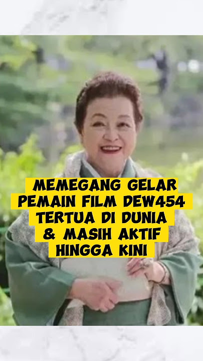 Sudah 90 Tahun Tapi Masih Main Film, Nenek Pemegang Gelar Pemain Film Tertua Di Dunia