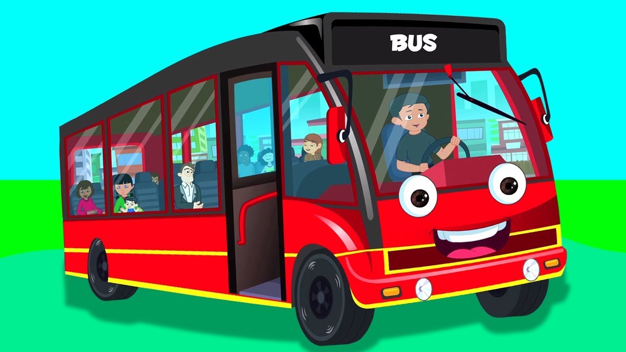 Ruedas en el autobús | Rima autobús para niños | Rima infantil | Preschool Rhyme | Wheels On The Bus