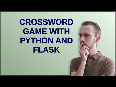 Codereview: Crossword game with python and flask
