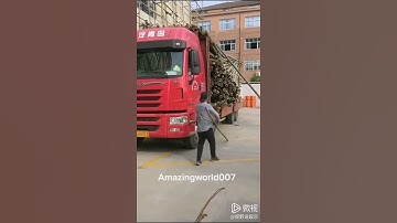 Amazing Style of Unloading #Shorts #innovation #Mechinery #Science #engineering #Sponzic