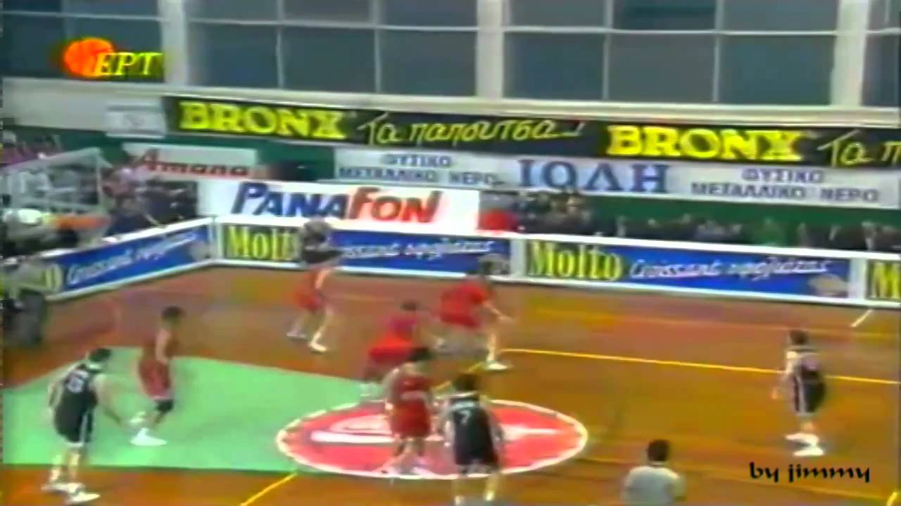 PANIONIOS PAOK 83-85 (1994 1st SEMIFINAL KORAC CUP)