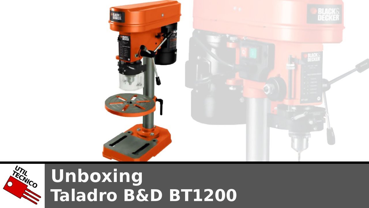 Taladro Banco Black Decker Perforador 250w 13mm 1/3hp Bt1200 | Envío gratis