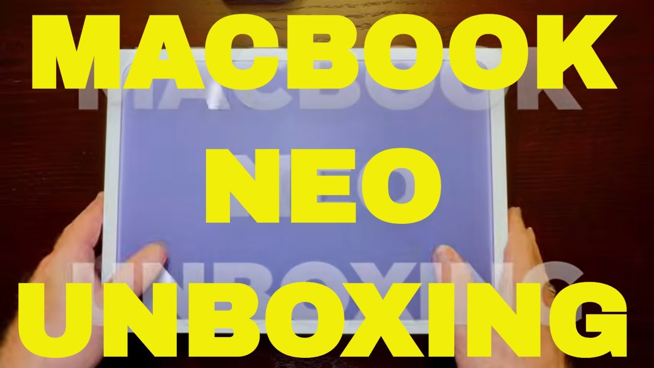 Apple Macbook NEO Unboxing ASMR