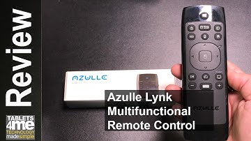 Azulle Lynk Multifunctional Remote Control, Backlit QWERTY, Air Mouse, AI Learn Buttons