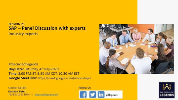 SAP Panel Discussion - Gopi Discussing about SAP S/4 HANA Hybrid Cloud