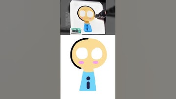 【ASMR】Drawing Ipin in 40 Sec(Sprunki Pyramixed)(Remake by Copy Marker)