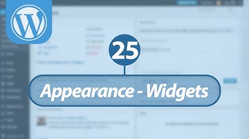 Mastering WordPress in Arabic #25 - Appearance - Widgets