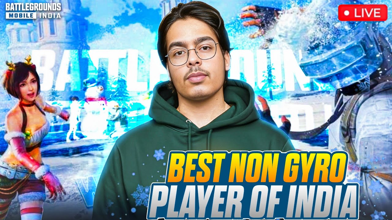 🔥15+ KD NON GYRO PLAYER IS LIVE - 50 KILLS CHALLENGE SHAANDAR GANER - BGMI 4.1 UPDATE