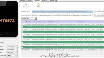 Intex Aqua Desire Flash done with Flash tool by GsmHelpFul