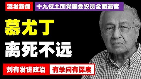 十九名议员硬碰慕尤丁，土团党内斗全面爆开，国盟版图摇晃的关键一役。【刘有发讲政治】