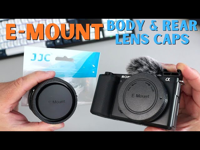 JJC E-Mount Body & Rear Lens Cap Kit for Sony Cameras - A Closer