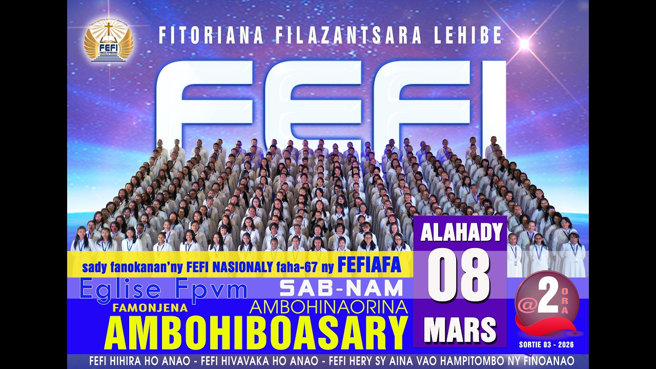 Ny miankina aminao Claude fefi tao ambohiboasary Alahady 08 mars 2026
