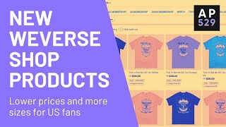 Lower Prices & More Sizes: New Mode by Weverse Shop for BTS & K-pop Fans
